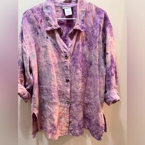 100% Linen Button Down Shirt